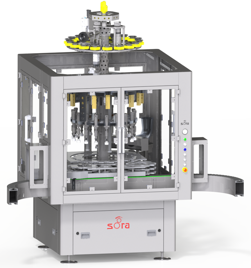 Sora Machine | ROTARY TYPE 18 HEADS PROPELLANT FILLING MACHINE